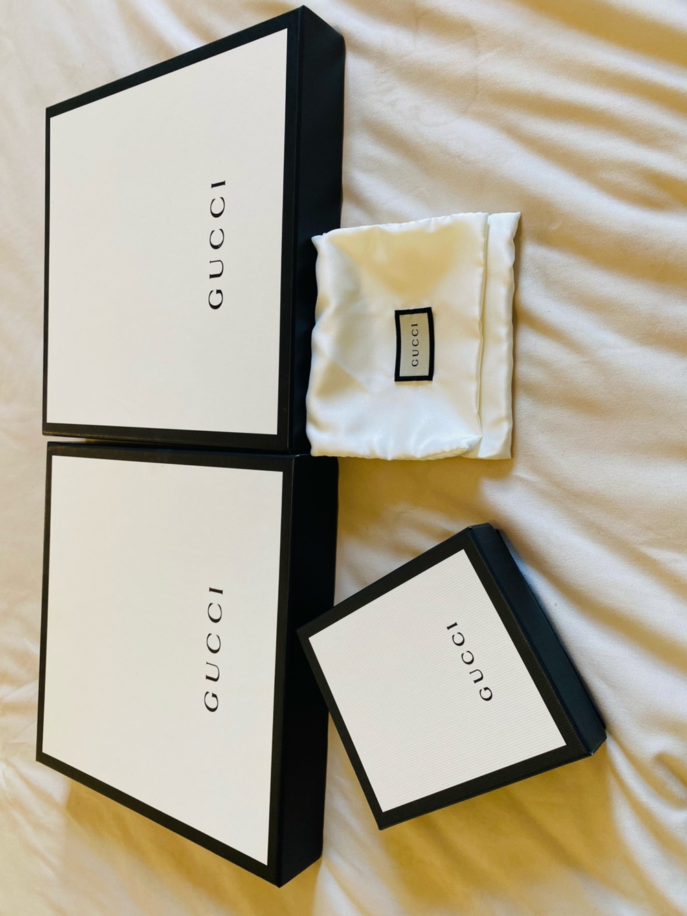 🛍️Gucci Authentic Branded Black and White Packaging Set